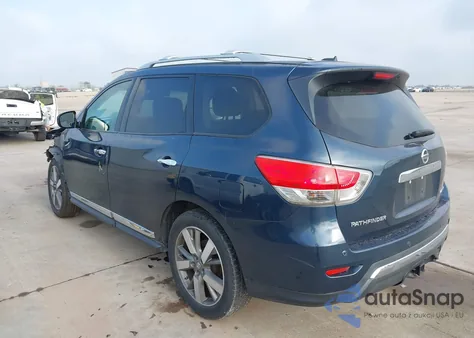 2013 Nissan Pathfinder Platinum z USA, uszkodzony, nr VIN 5N1AR2MNXDC603579